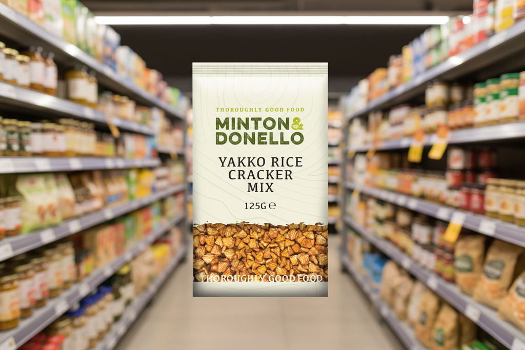 6 x Minton & Donello Yakko Rice Cracker Mix - 125g