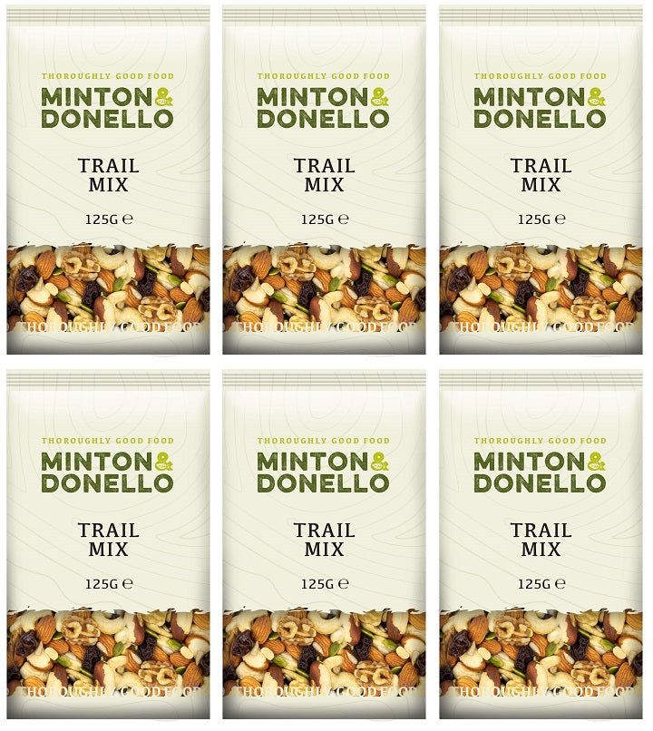 6 x Minton & Donello Trail Mix - 125g