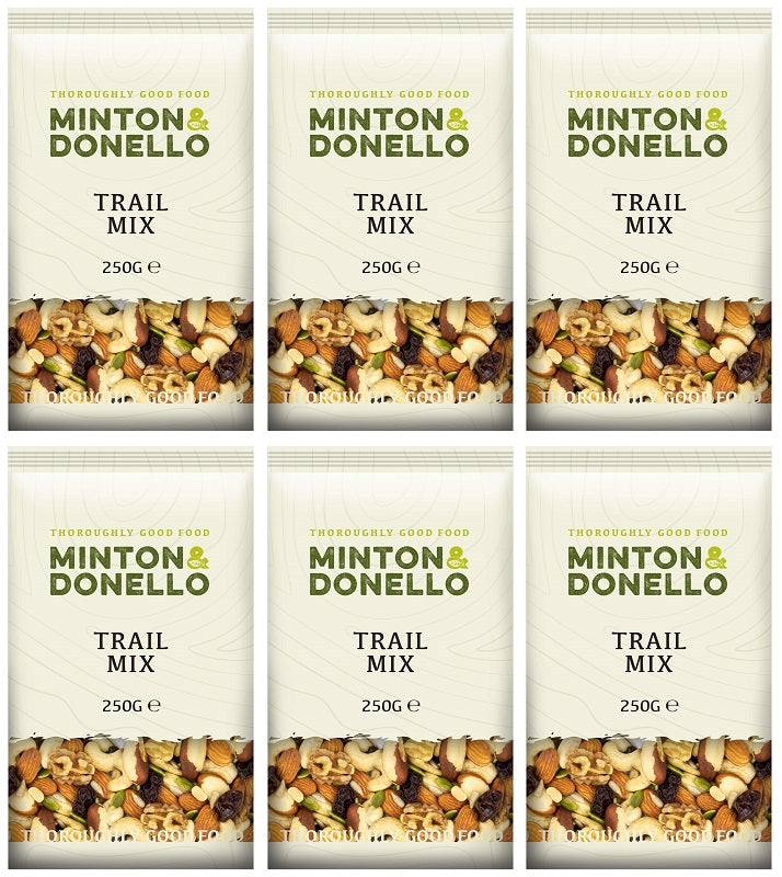 6 x Minton & Donello Trail Mix - 250g