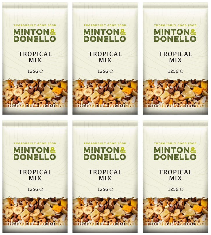 6 x Minton & Donello Tropical Mix - 125g
