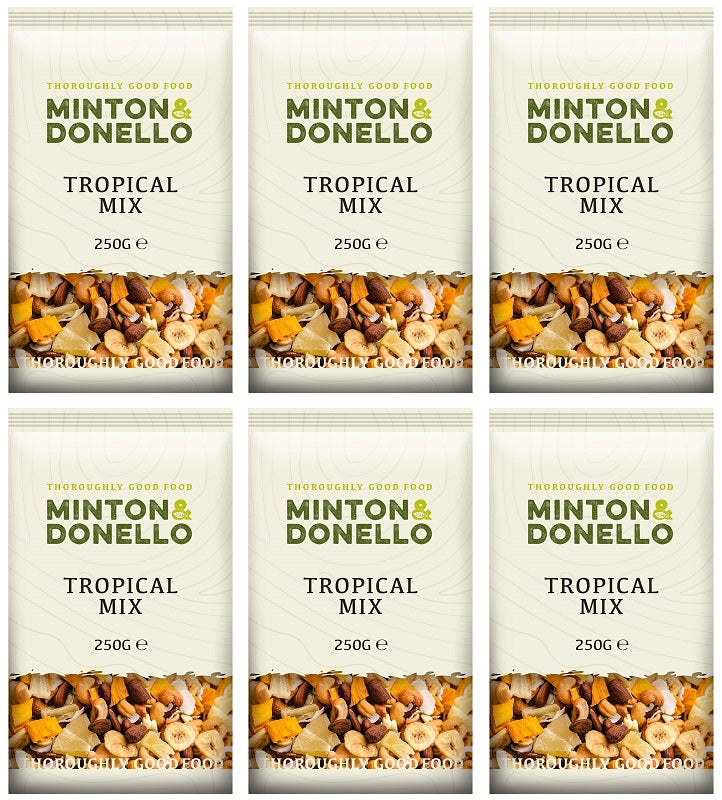 6 x Minton & Donello Tropical Mix - 250g