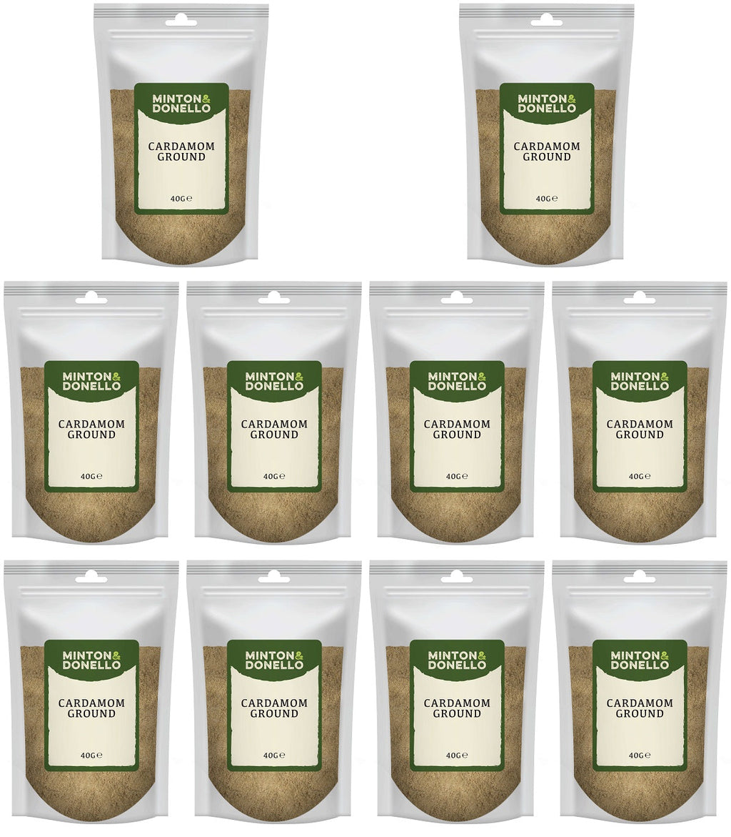 10 x Minton & Donello Cardamom Ground - 40g