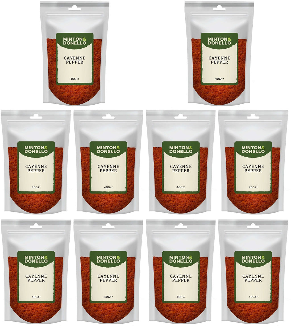 10 x Minton & Donello Cayenne Pepper - 40g