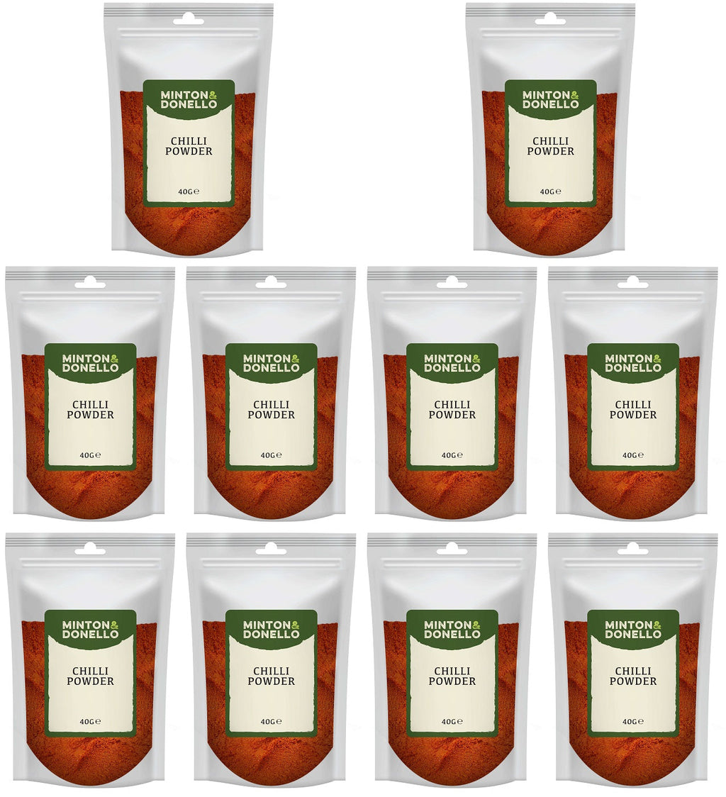 10 x Minton & Donello Chilli Powder - 40g