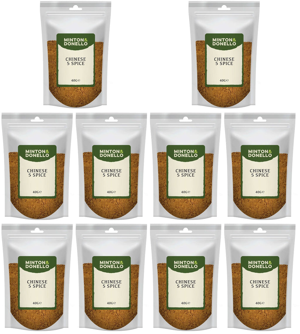 10 x Minton & Donello Chinese 5 Spice - 40g