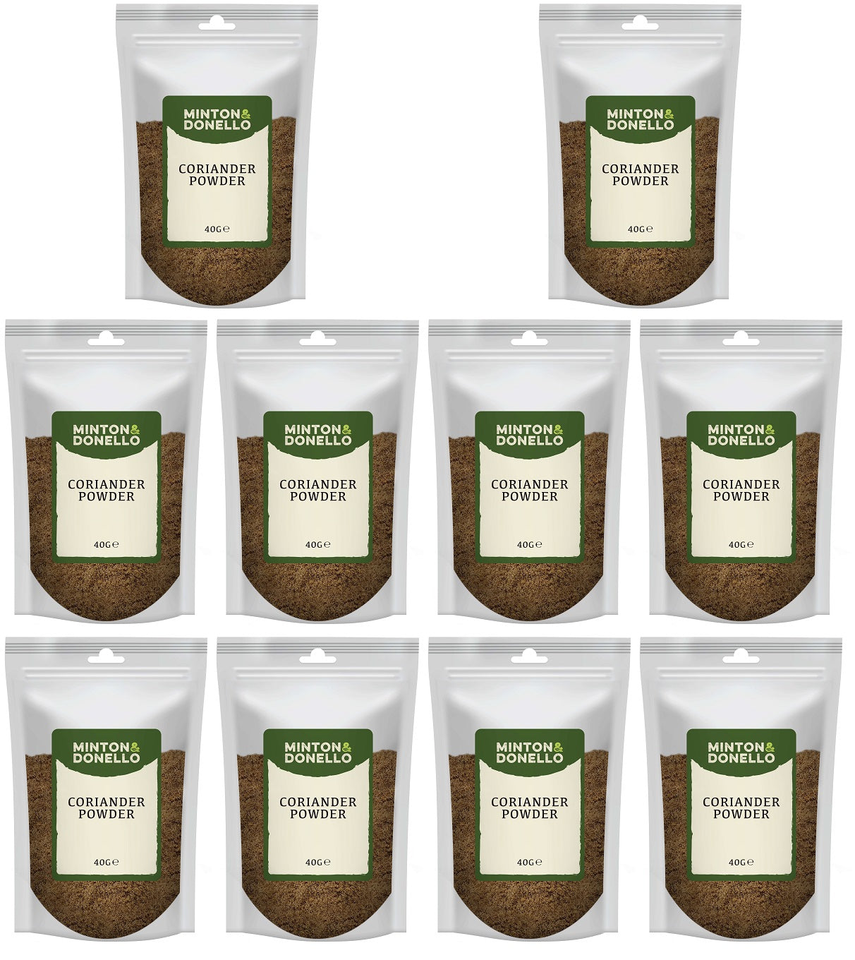 10 x Minton & Donello Coriander Powder - 40g