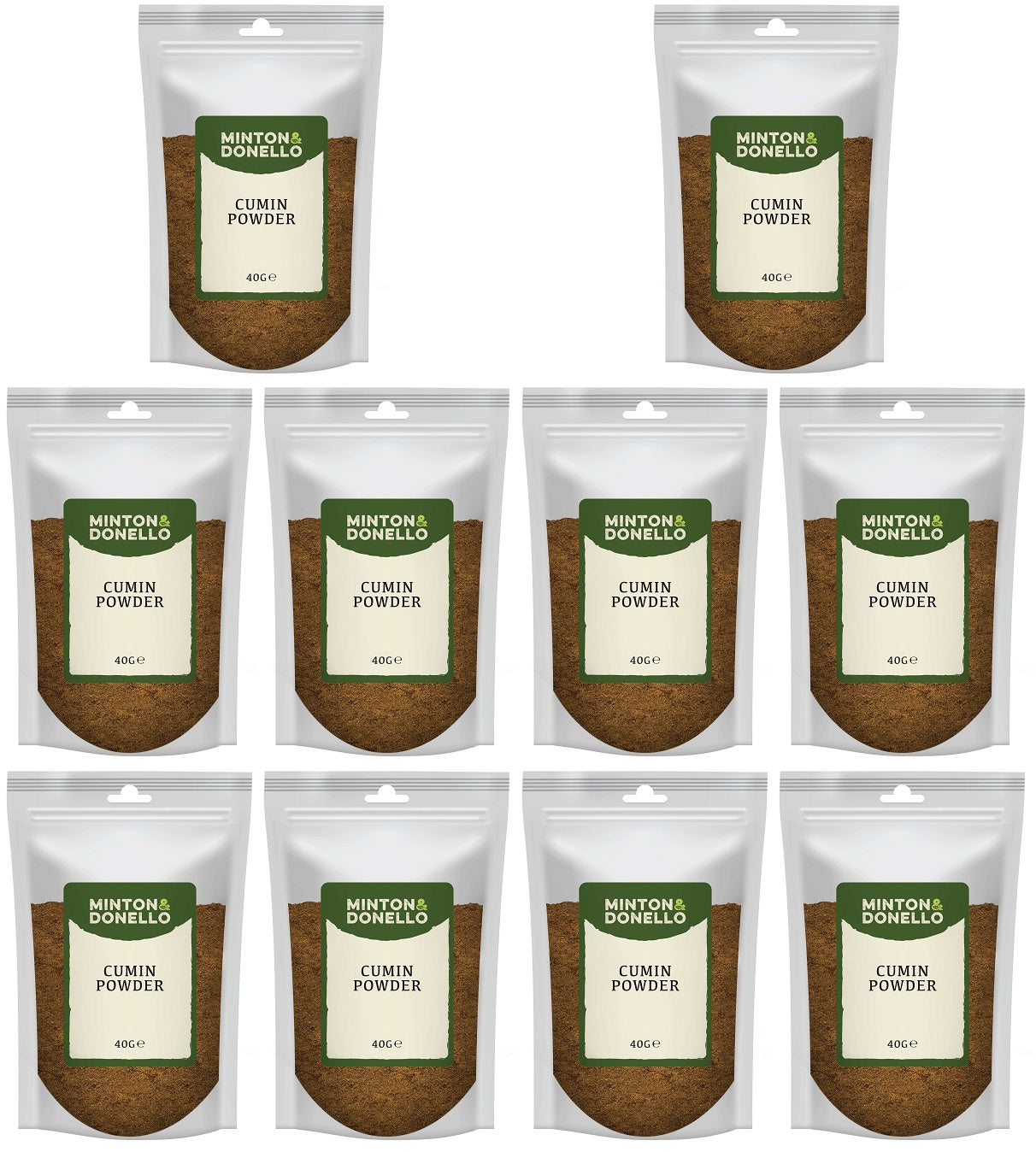 10 x Minton & Donello Cumin Powder - 40g