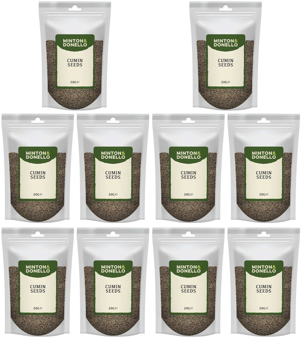 10 x Minton & Donello Cumin Seeds - 20g