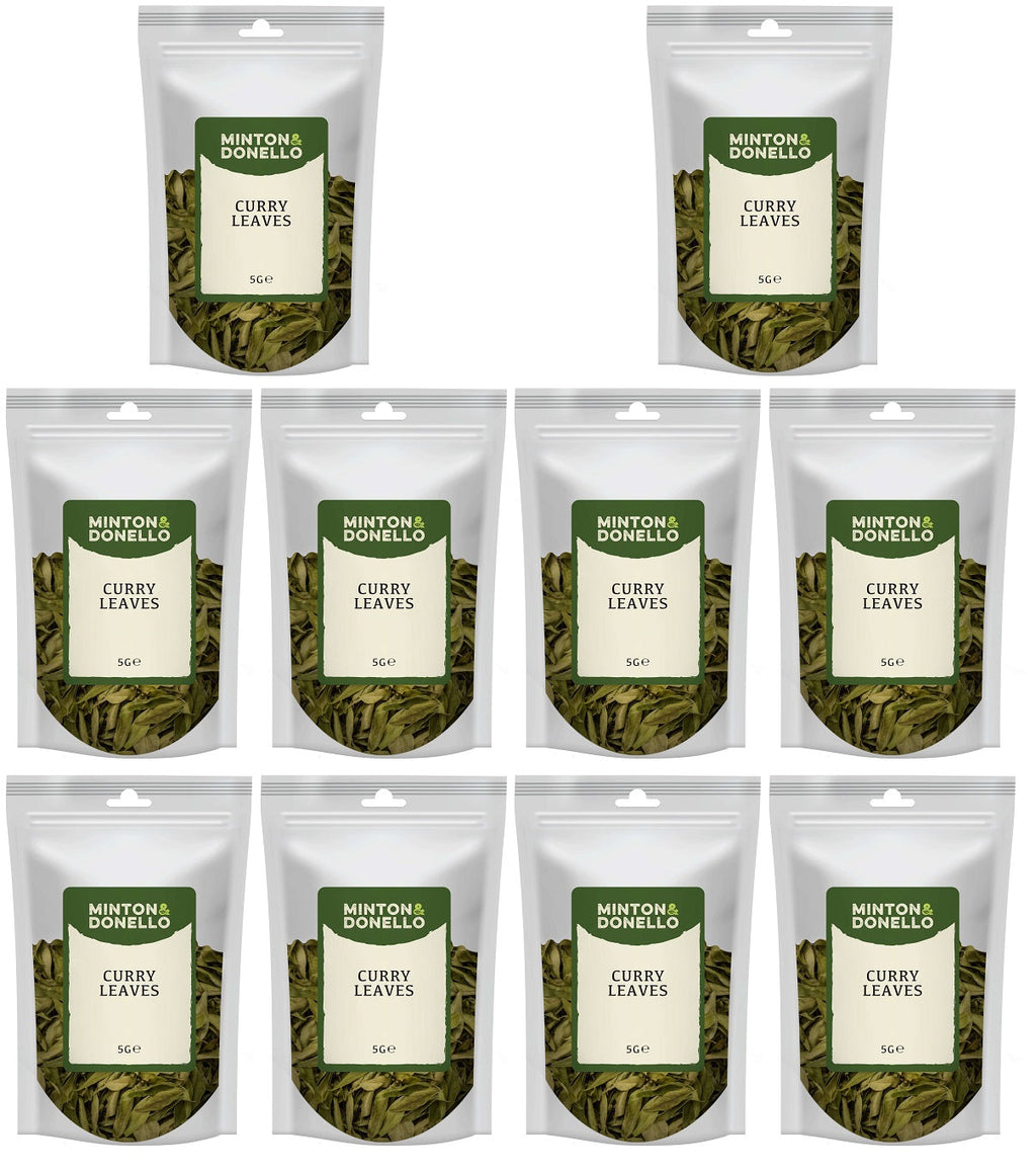 10 x Minton & Donello Curry Leaves - 5g