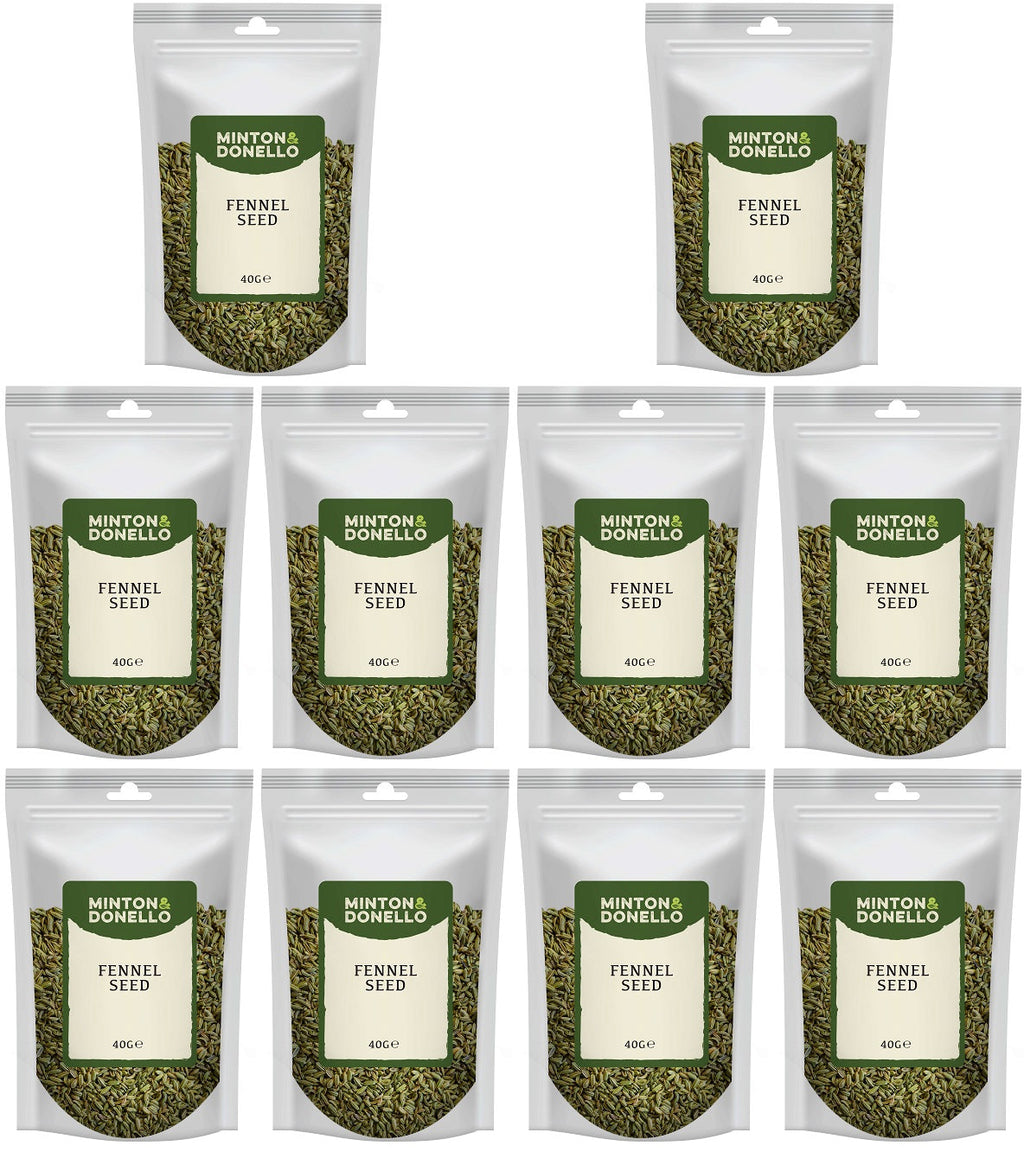10 x Minton & Donello Fennel Seed - 40g