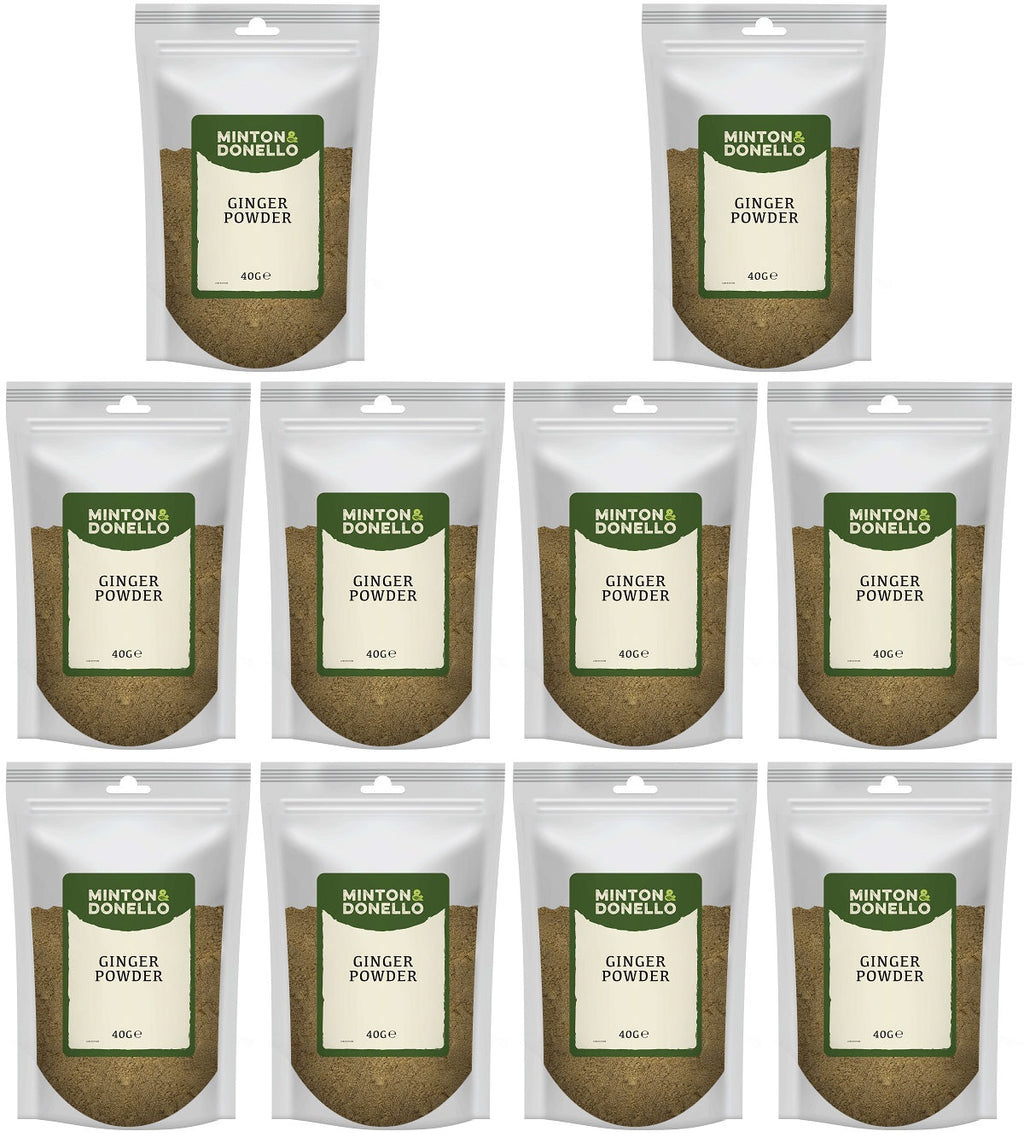 10 x Minton & Donello Ginger Powder - 40g