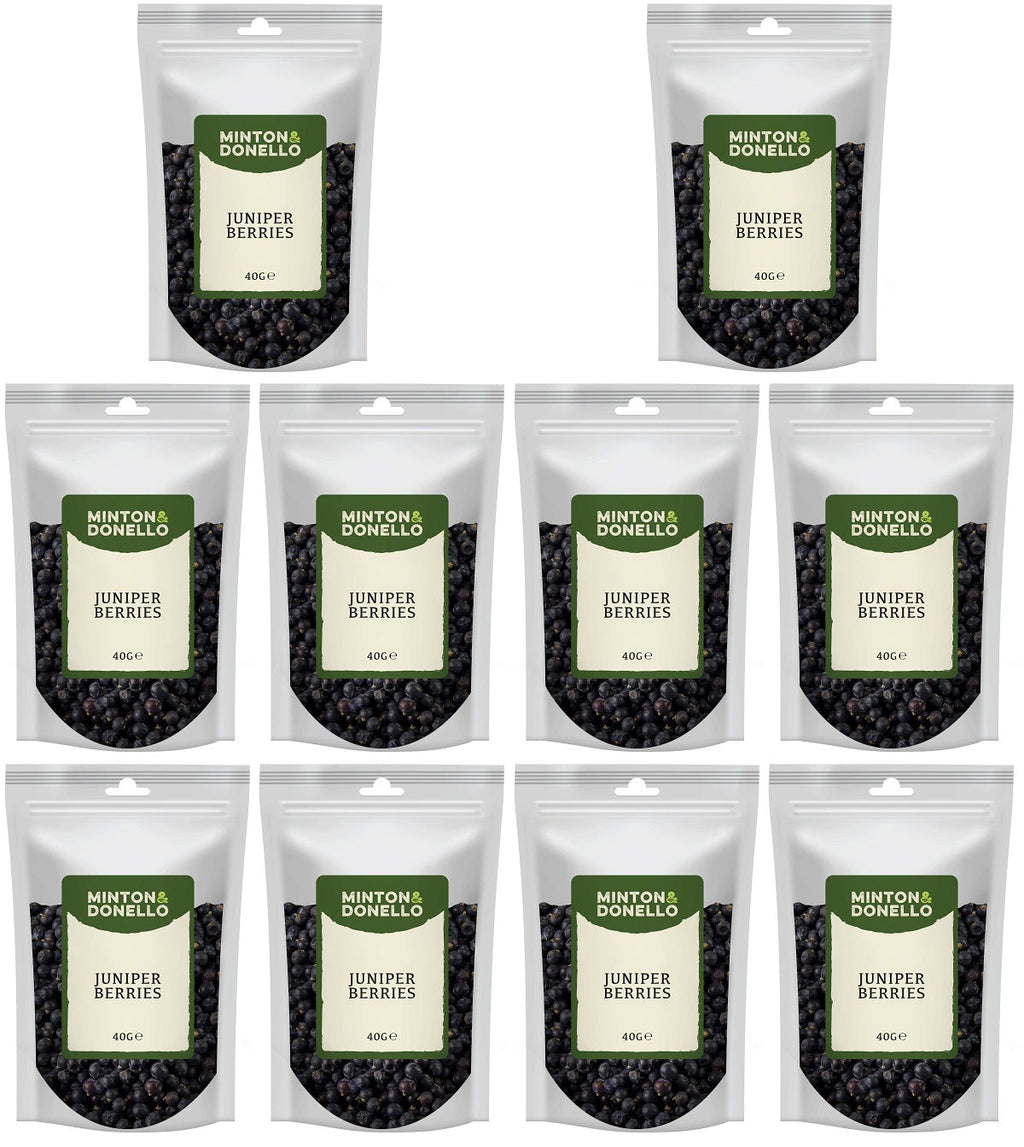 10 x Minton & Donello Juniper Berries - 40g