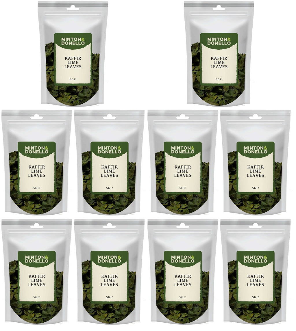 10 x Minton & Donello Kaffir Lime Leaves - 5g