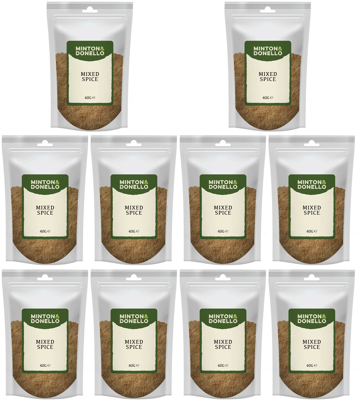 10 x Minton & Donello Mixed Spice - 40g