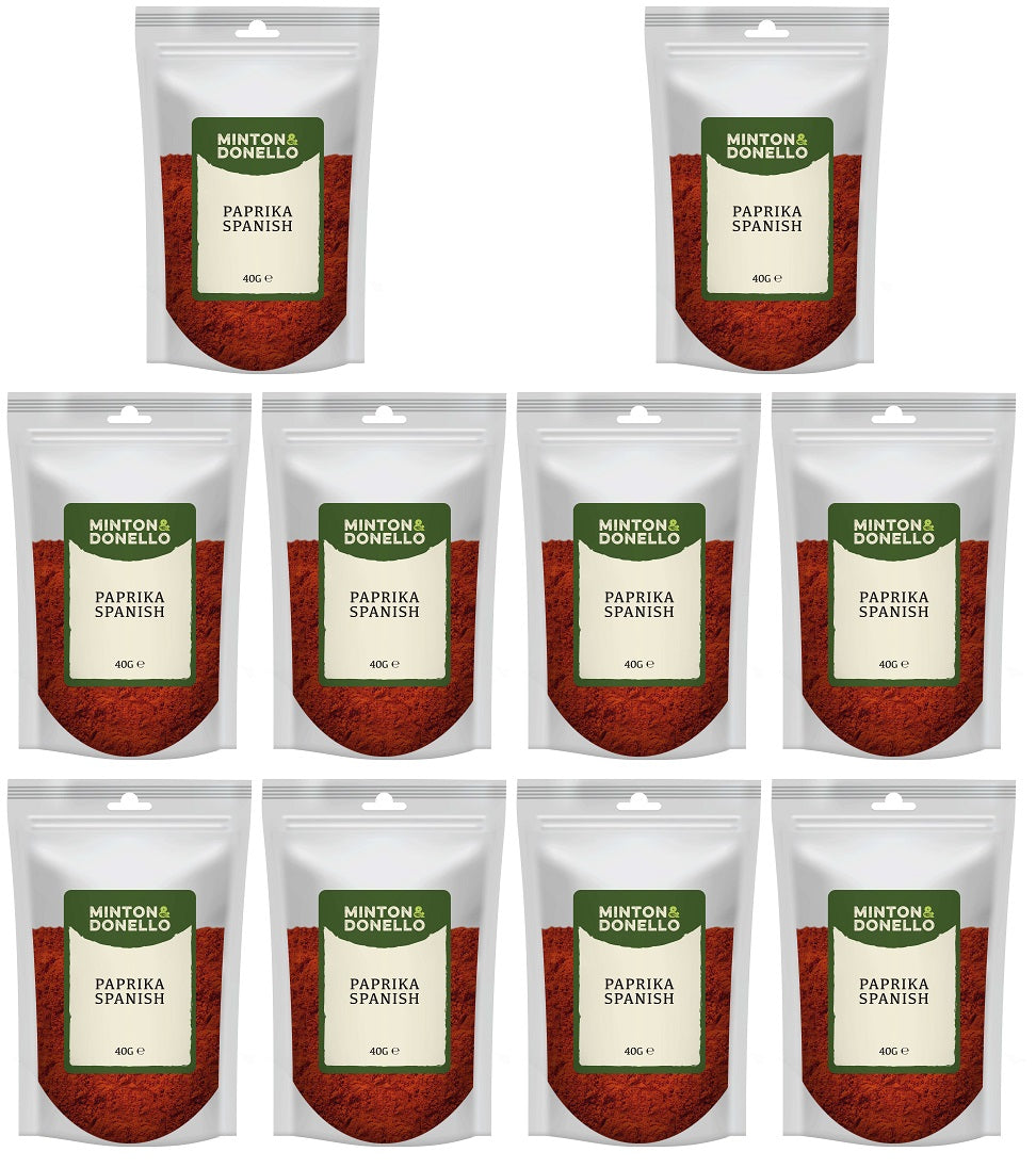 10 x Minton & Donello Paprika Spanish - 40g