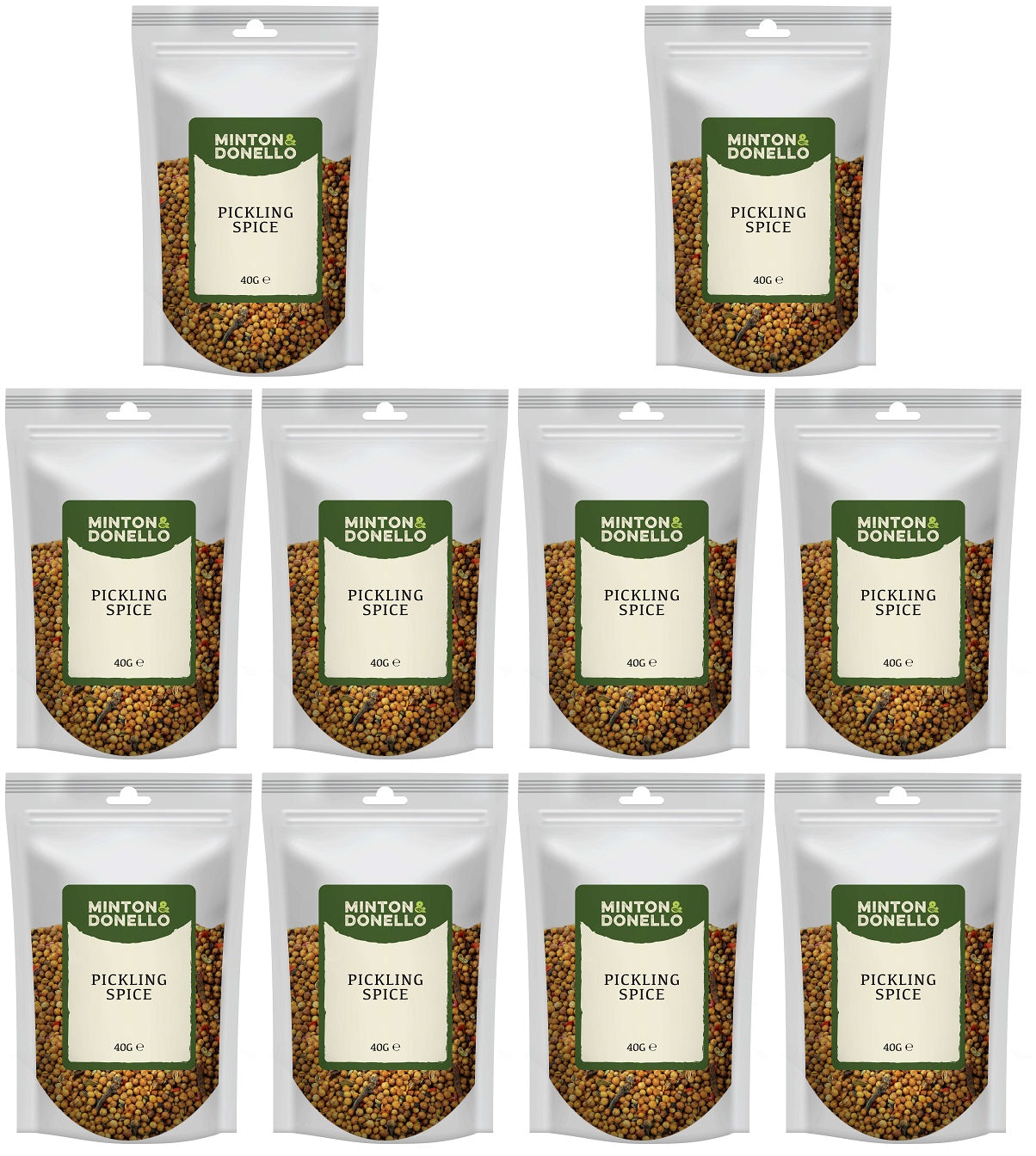 10 x Minton & Donello Pickling Spice - 40g