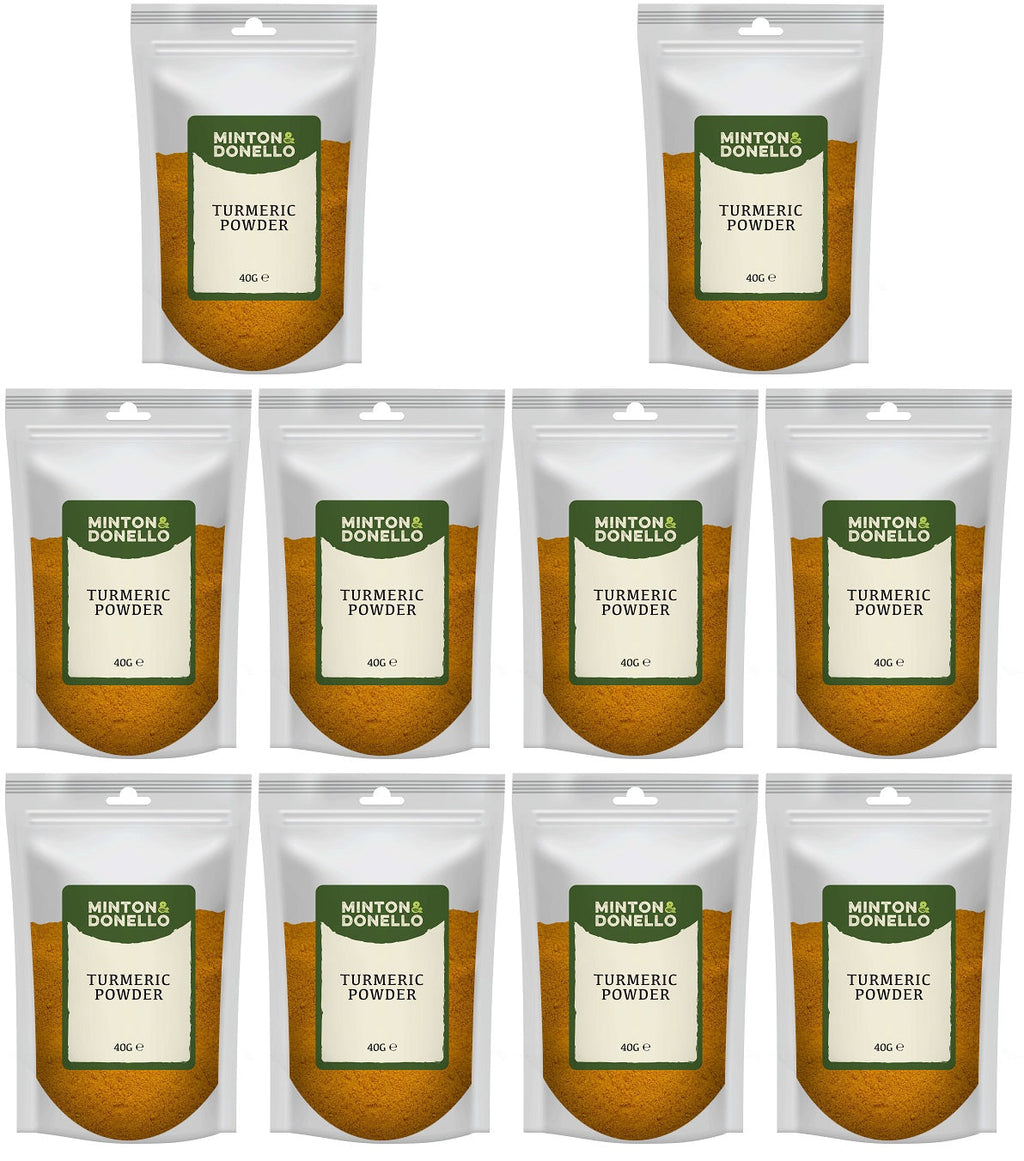 10 x Minton & Donello Turmeric Powder - 40g