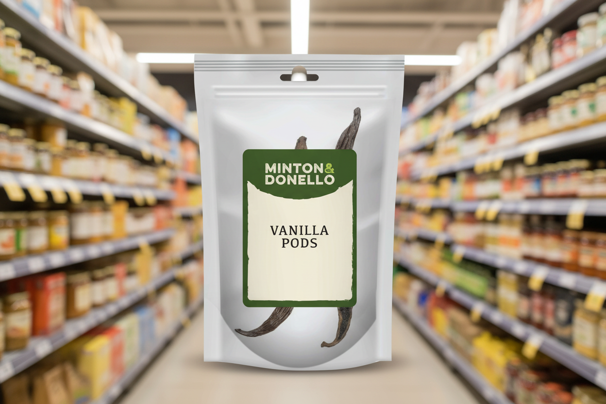 10 x Minton & Donello Vanilla Pods - 2pc