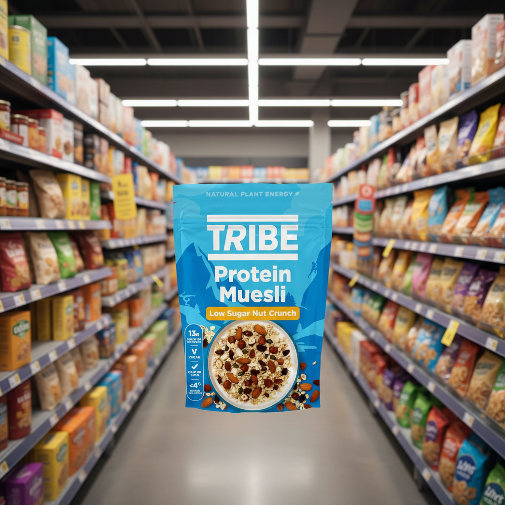 Tribe Protein Muesli - Low Sugar Nut Crunch - 400g