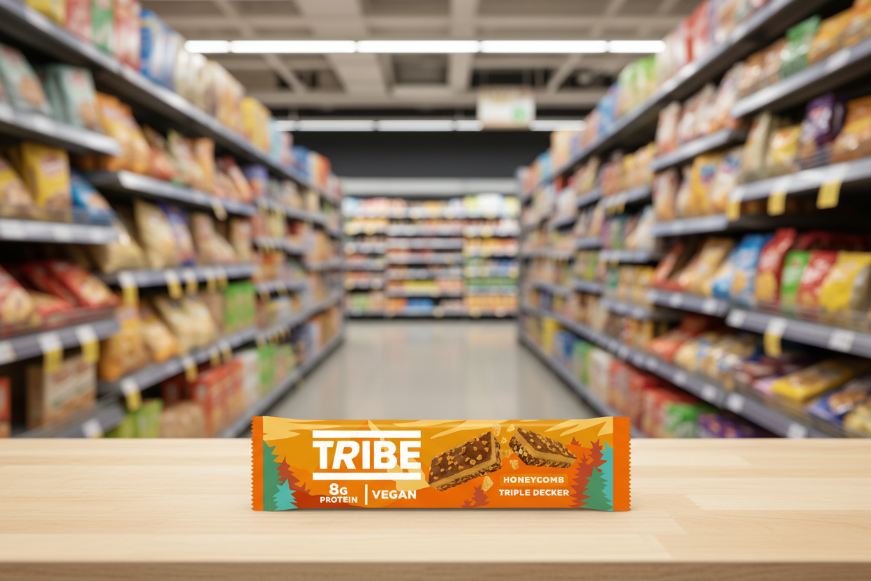 Tribe Triple Decker - Honeycomb - 40g