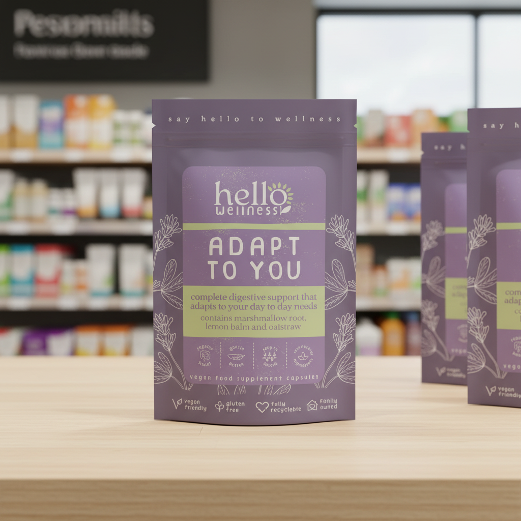 Hello Wellness Adapt to You Digestive Support - 60caps