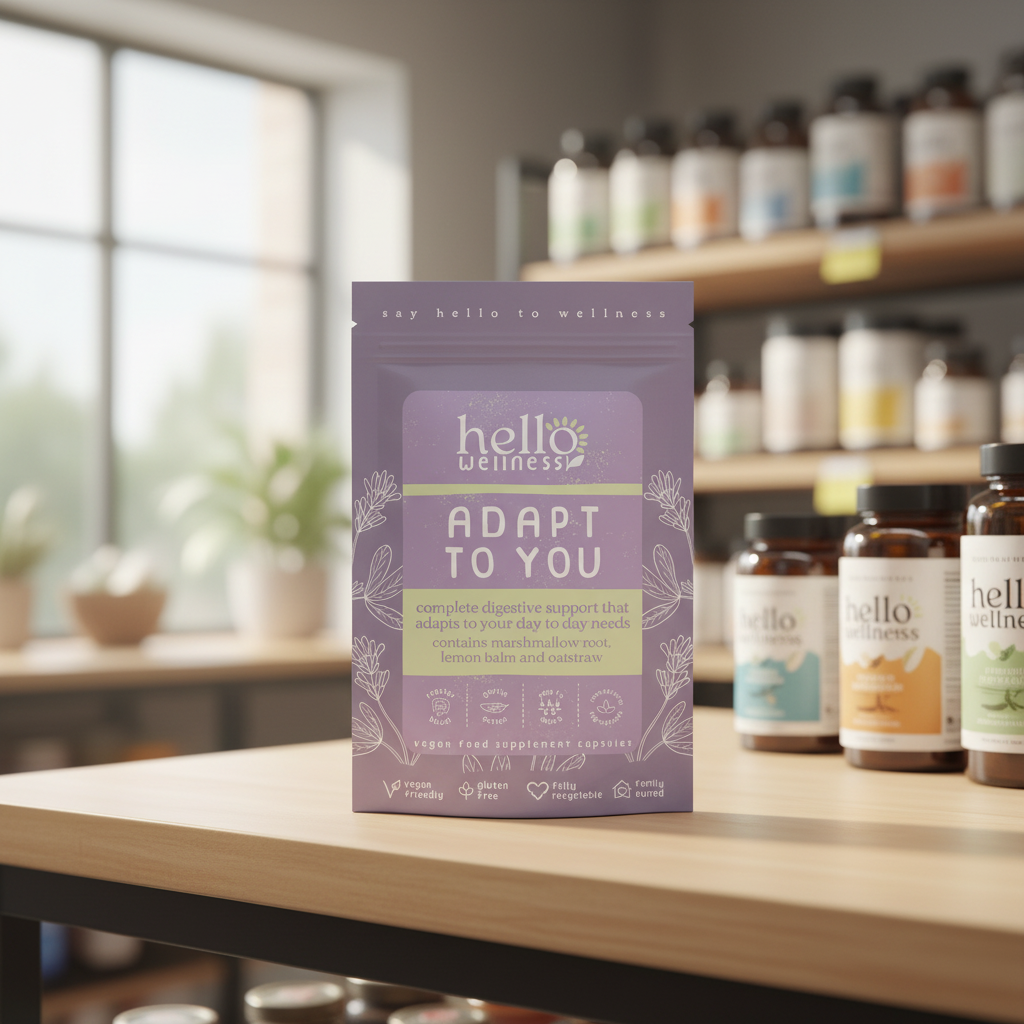 Hello Wellness Adapt to You Digestive Support - 60caps
