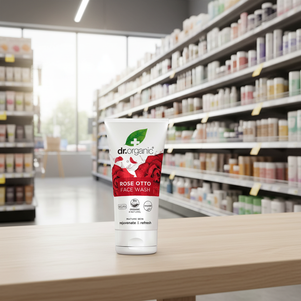Dr Organic Rose Creamy Face Wash - 150ml