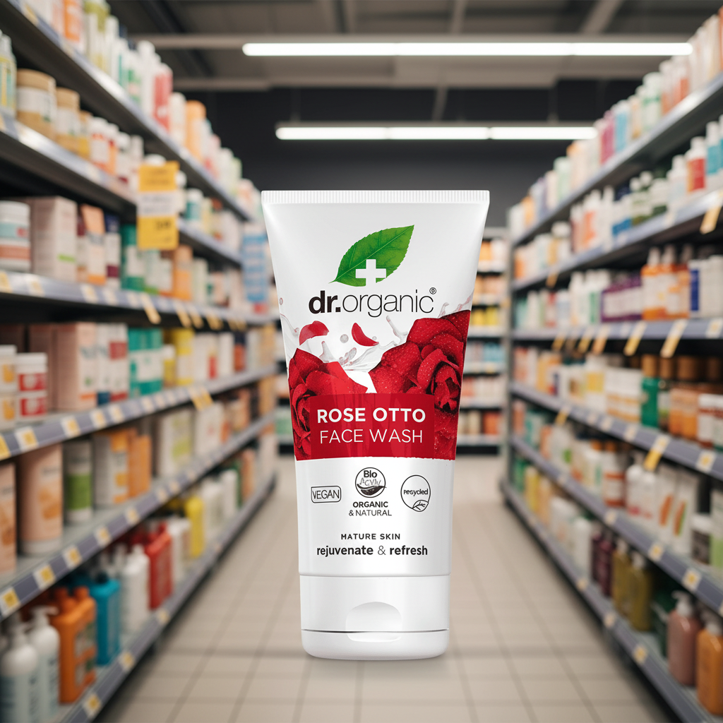Dr Organic Rose Creamy Face Wash - 150ml