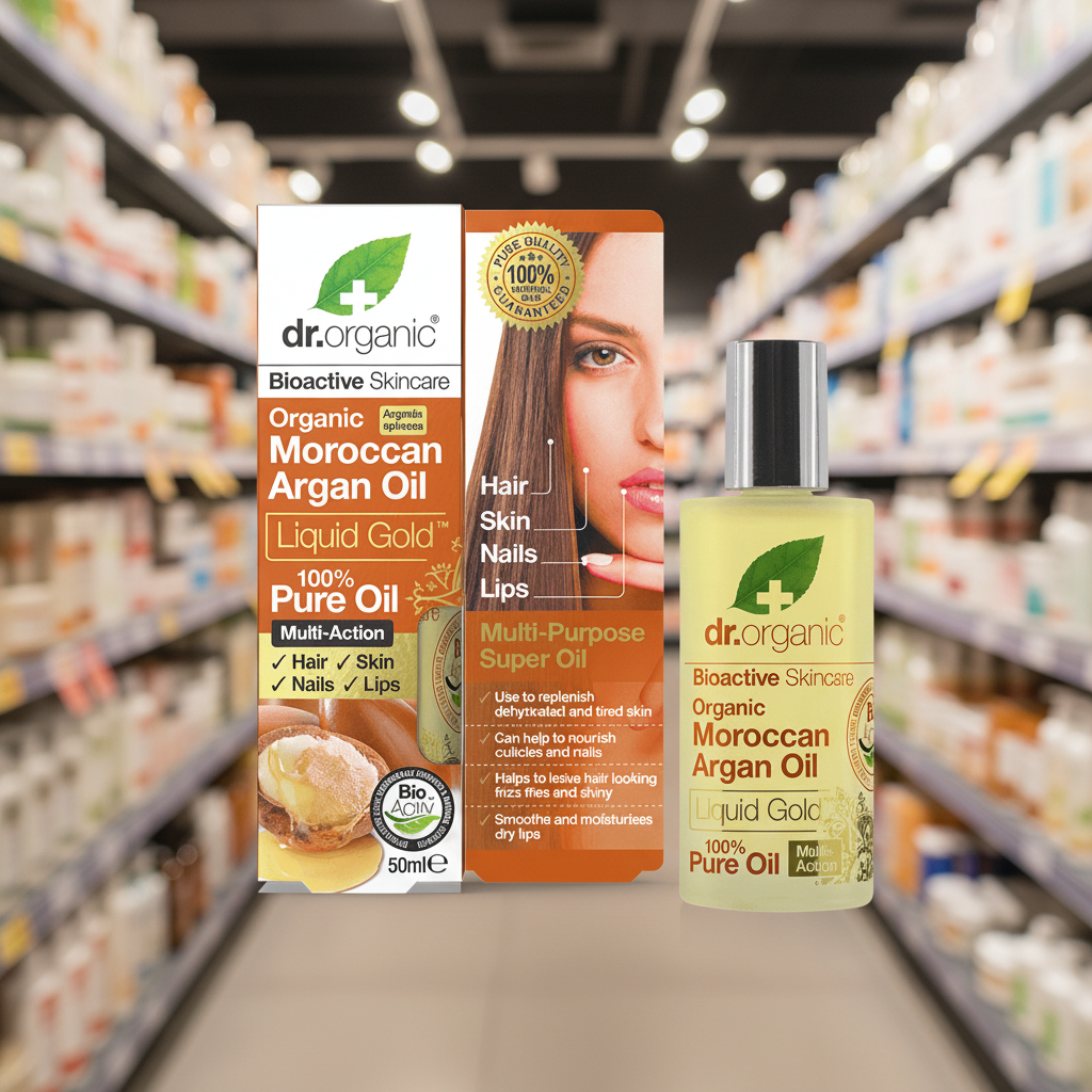 Dr Organic Moroccan Argan Pure Oil - 30ml
