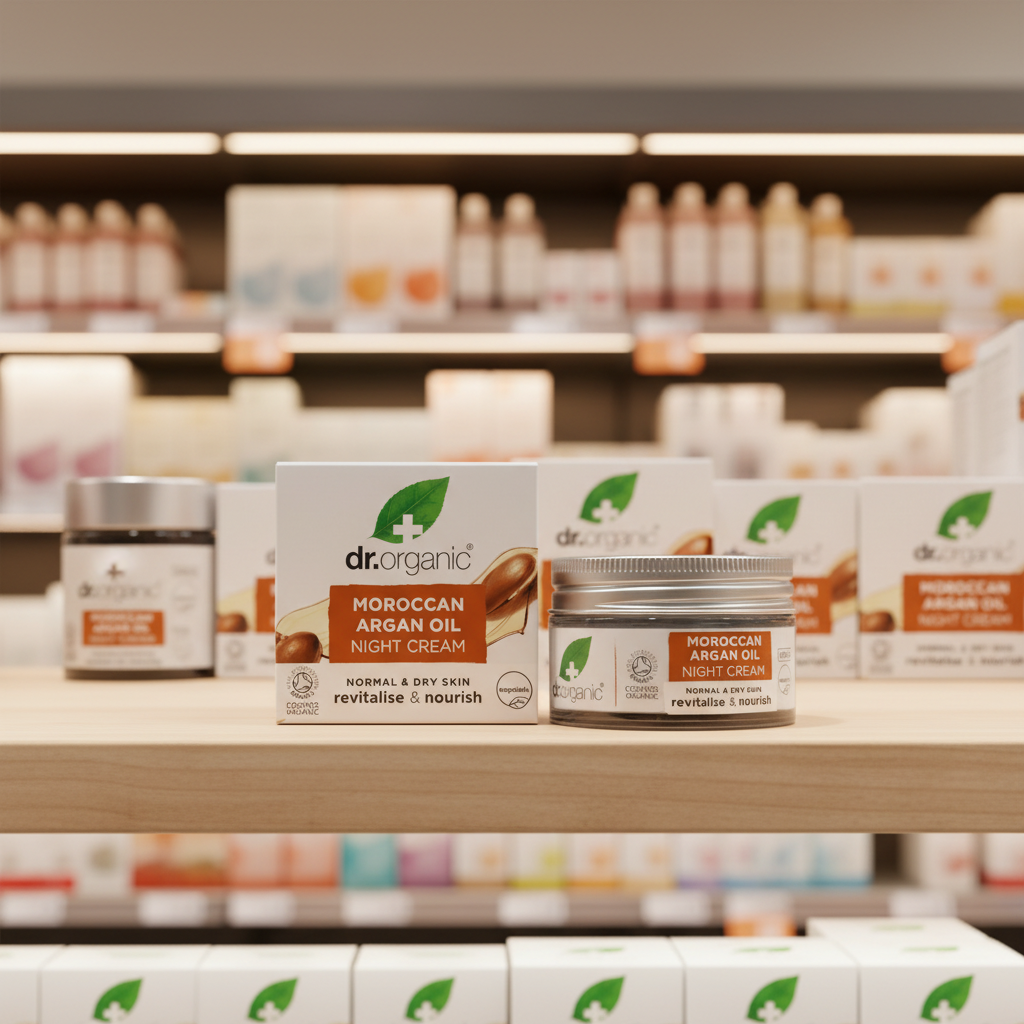 Dr Organic Moroccan Argan Oil Night Cream - 50ml