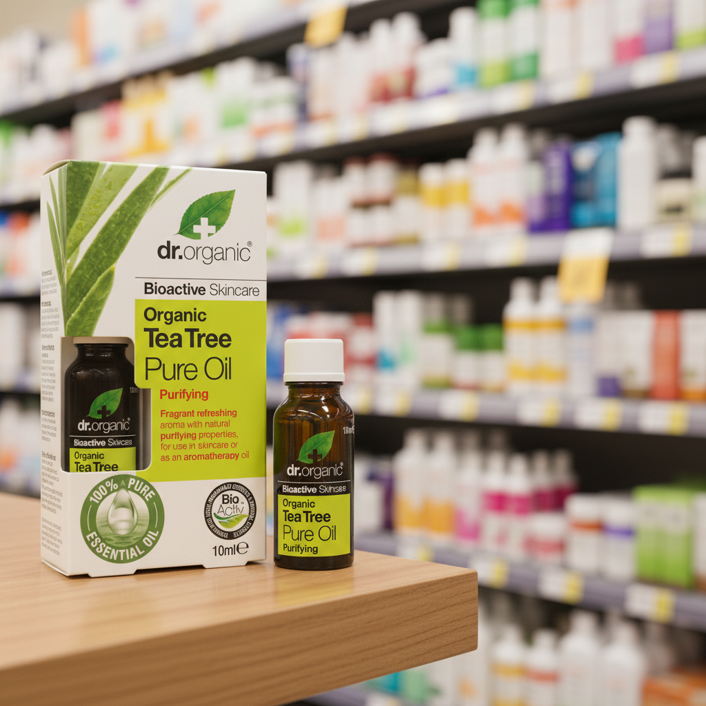 Dr Organic Tea Tree Pure Oil - 10ml