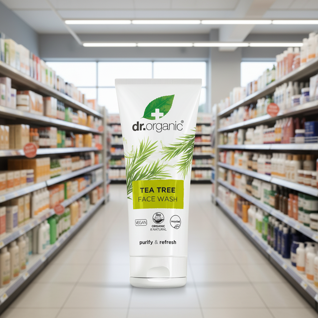 Dr Organic Tea Tree Face Wash - 200ml