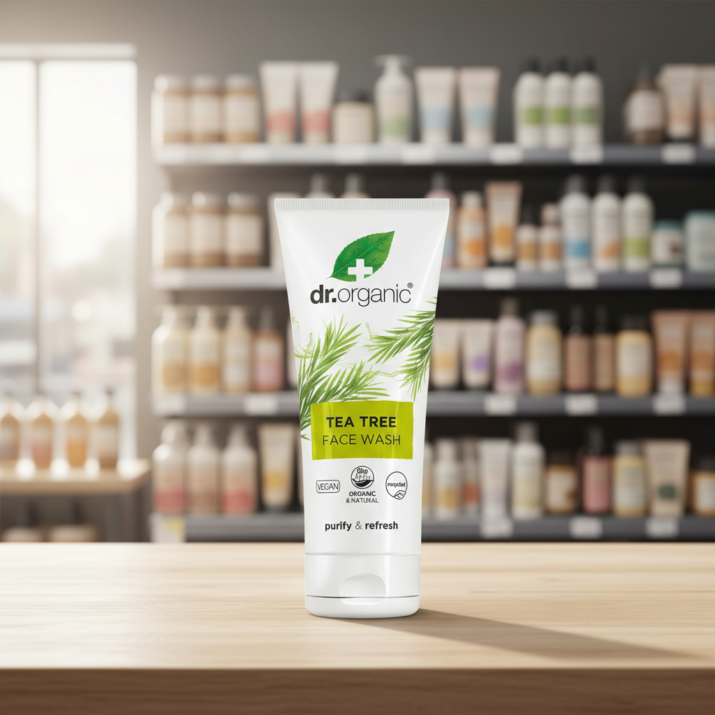 Dr Organic Tea Tree Face Wash - 200ml
