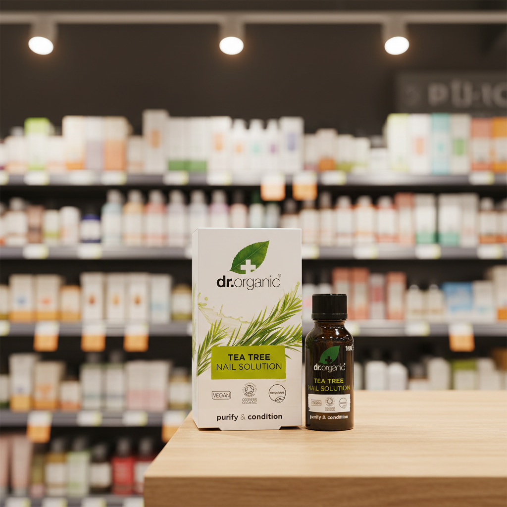 Dr Organic Tea Tree Nail Solution - 10ml