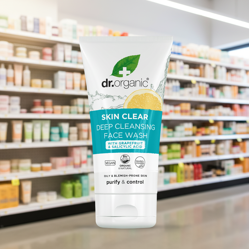Dr Organic Skin Clear Pore Face Wash - 125ml