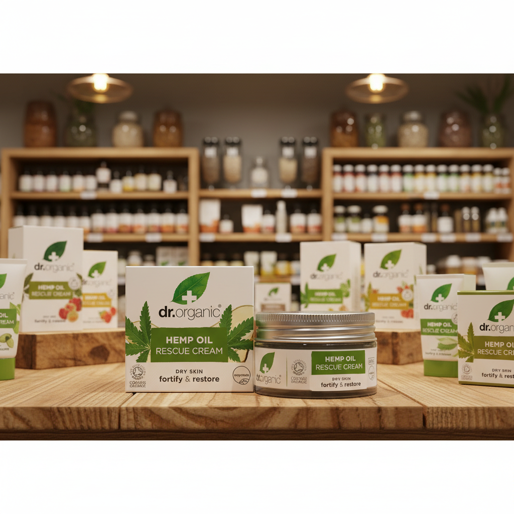 Dr Organic Hemp Oil 24h Rescue Cream - 50ml