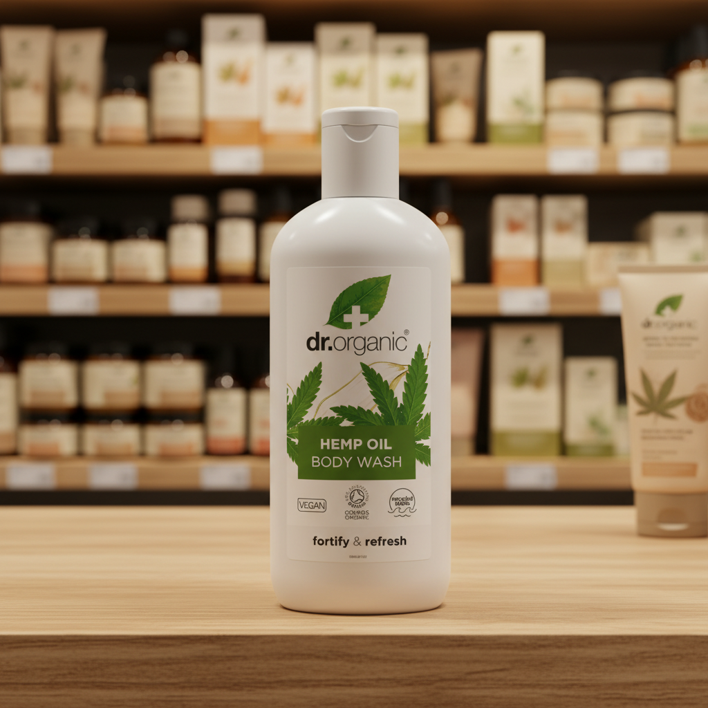 Dr Organic Hemp Oil Body Wash - 250ml