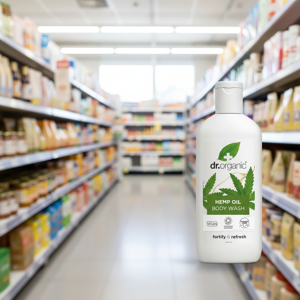 Dr Organic Hemp Oil Body Wash - 250ml