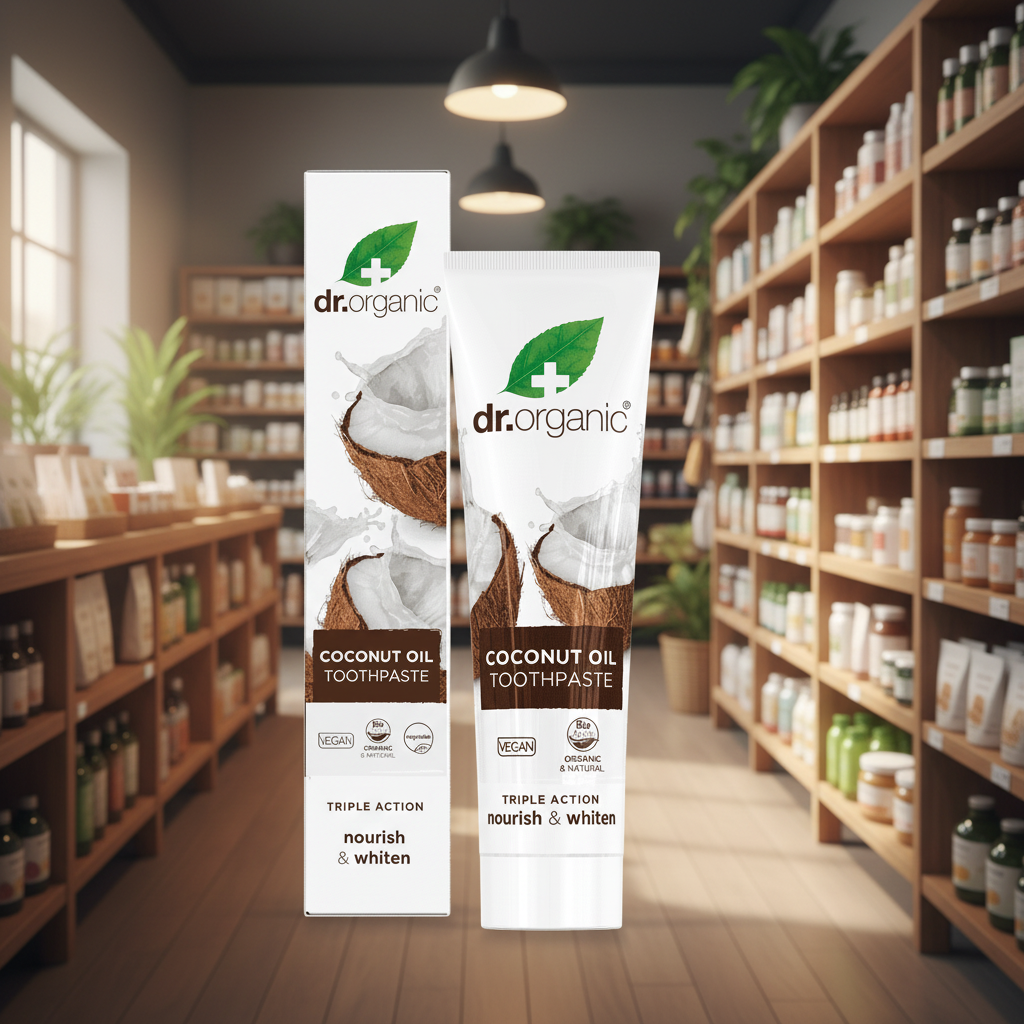 Dr Organic Coconut Oil Toothpaste - 100ml