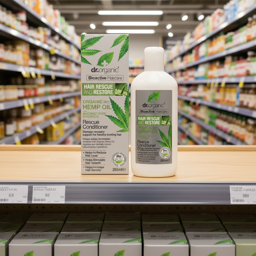 Dr Organic Hemp Oil Rescue Conditioner - 265ml
