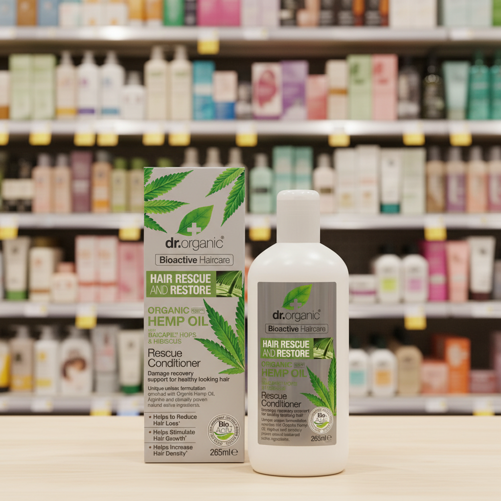 Dr Organic Hemp Oil Rescue Conditioner - 265ml
