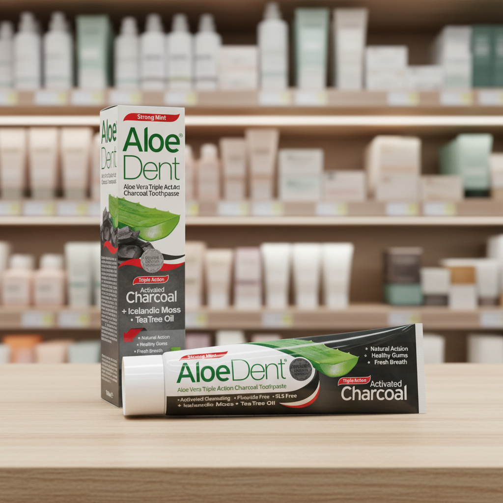 Aloe Dent Charcoal Toothpaste - 100ml