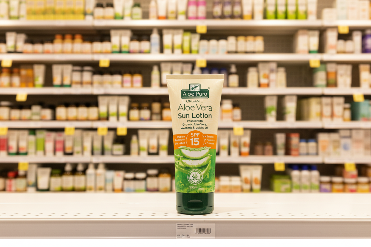 Aloe Pura Aloe Vera Sun Lotion SPF15 - 200ml