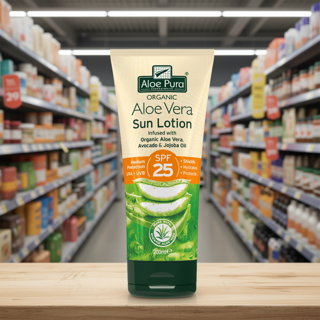 Aloe Pura Aloe Vera Sun Lotion SPF25 - 200ml
