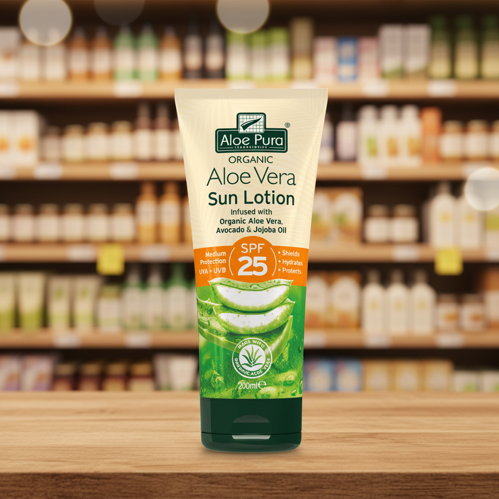 Aloe Pura Aloe Vera Sun Lotion SPF25 - 200ml