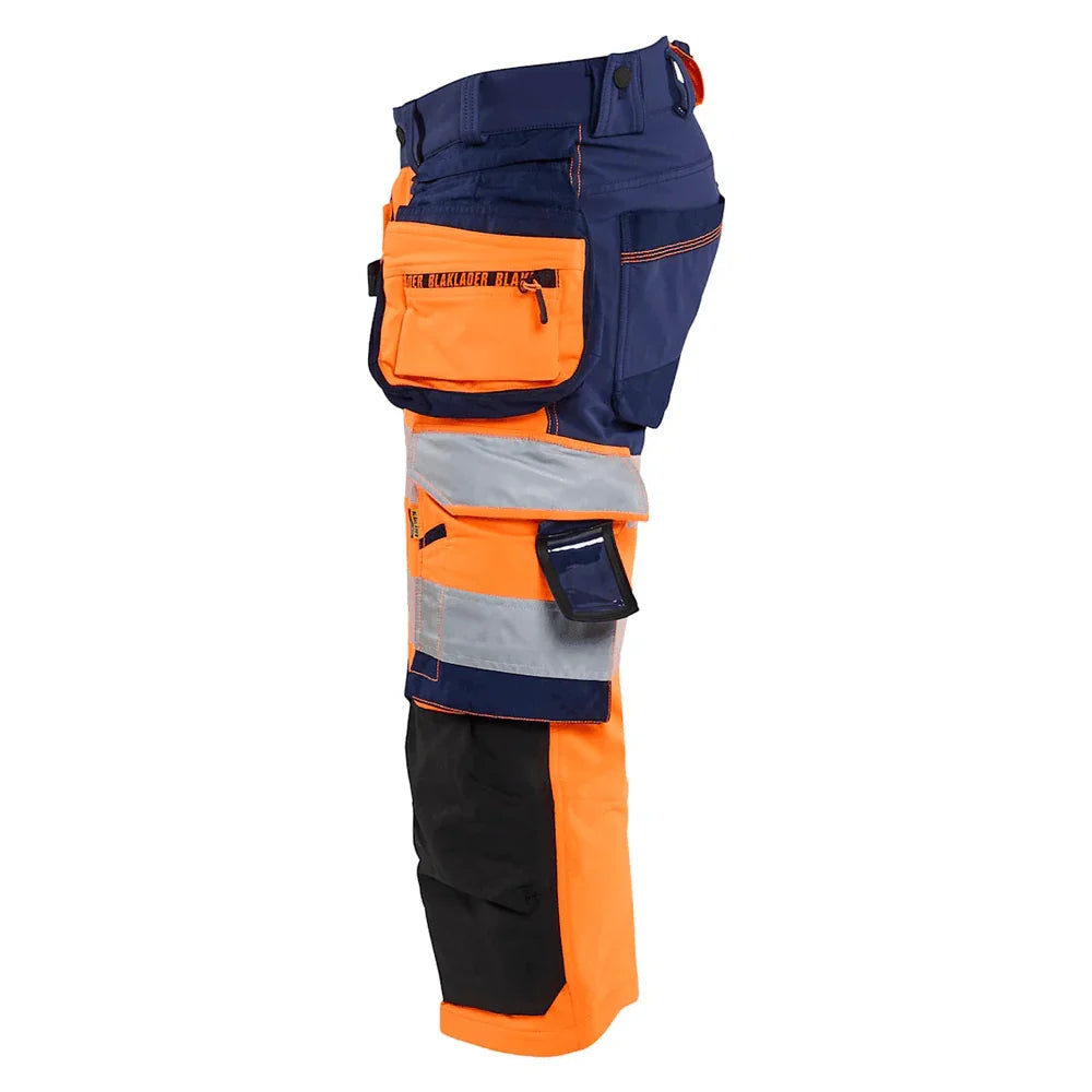 Blaklader 1123 Hi-Vis 4-Way Stretch 3/4 Pirate Trousers