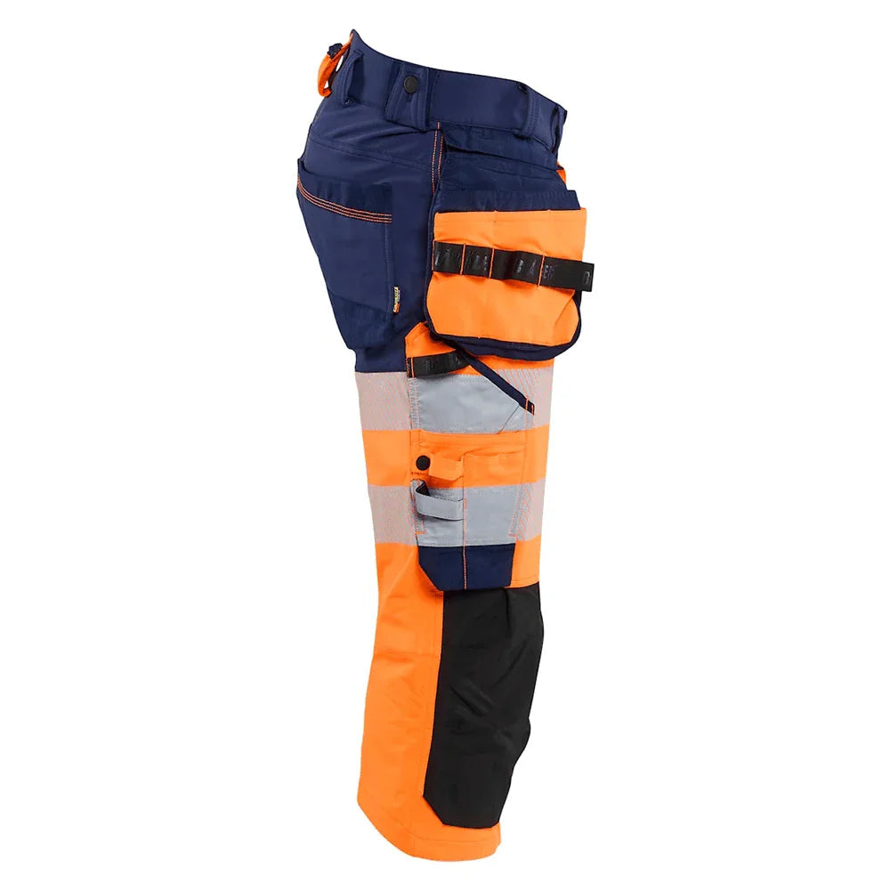 Blaklader 1123 Hi-Vis 4-Way Stretch 3/4 Pirate Trousers