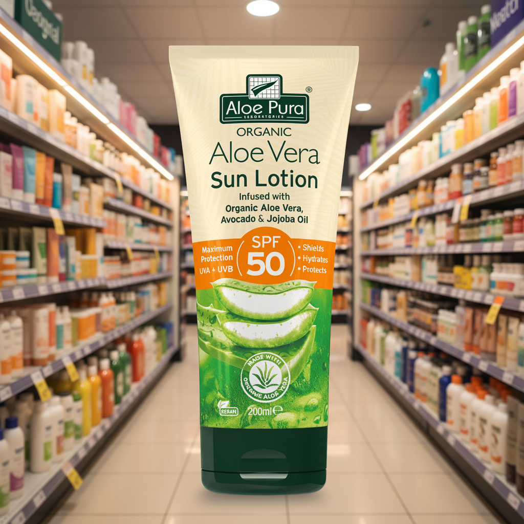 Aloe Pura Aloe Vera Sun Lotion SPF50 - 200ml