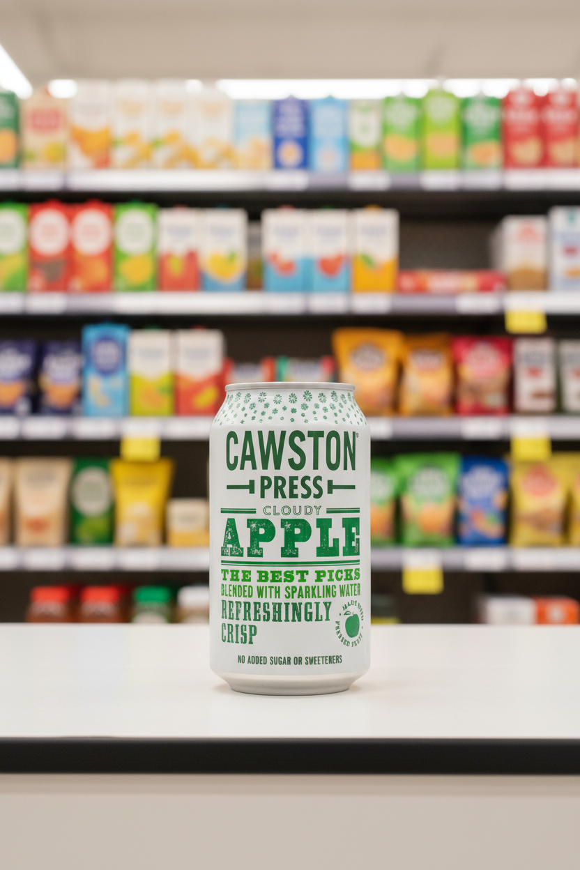 24 x Cawston Press Sparkling Cloudy Apple - 330ml