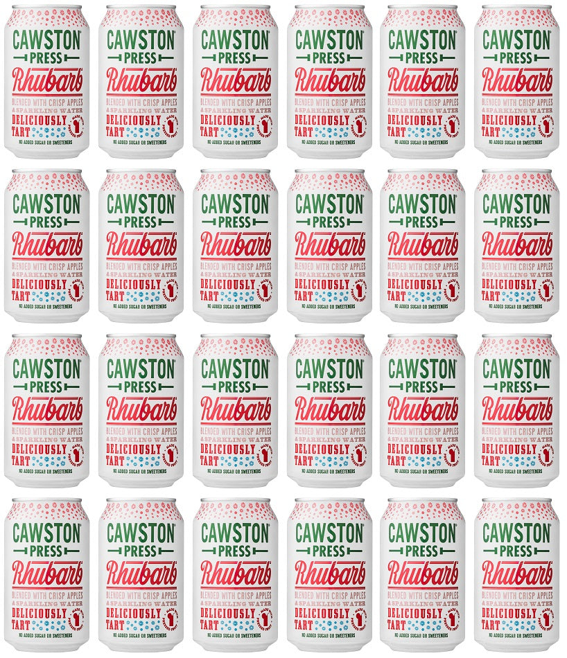 24 x Cawston Press Sparkling Rhubarb - 330ml